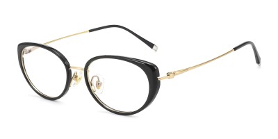 Cat Eye Black Eyeglasses