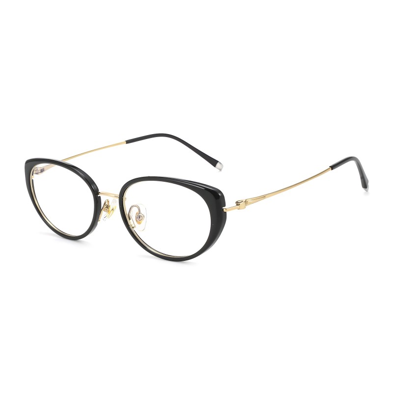 Cat Eye Black Eyeglasses