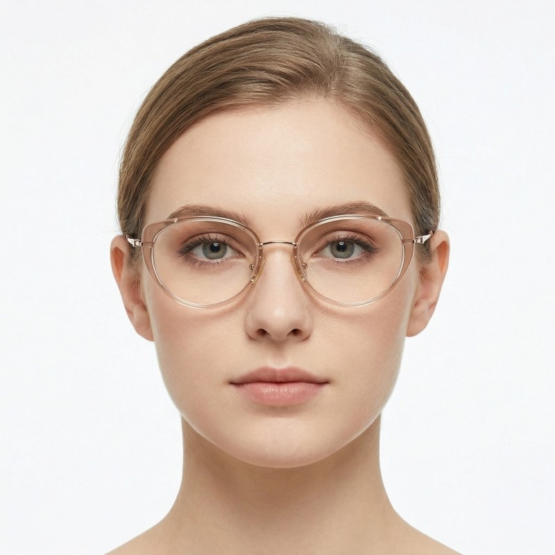 Cat Eye Rose Gold Eyeglasses