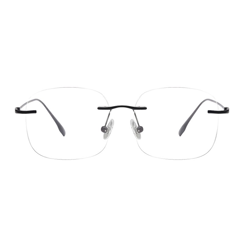 Square Black Eyeglasses
