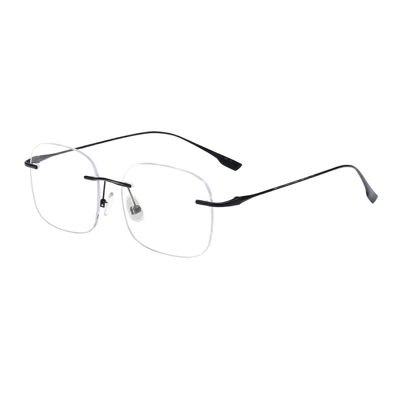 Square Black Eyeglasses