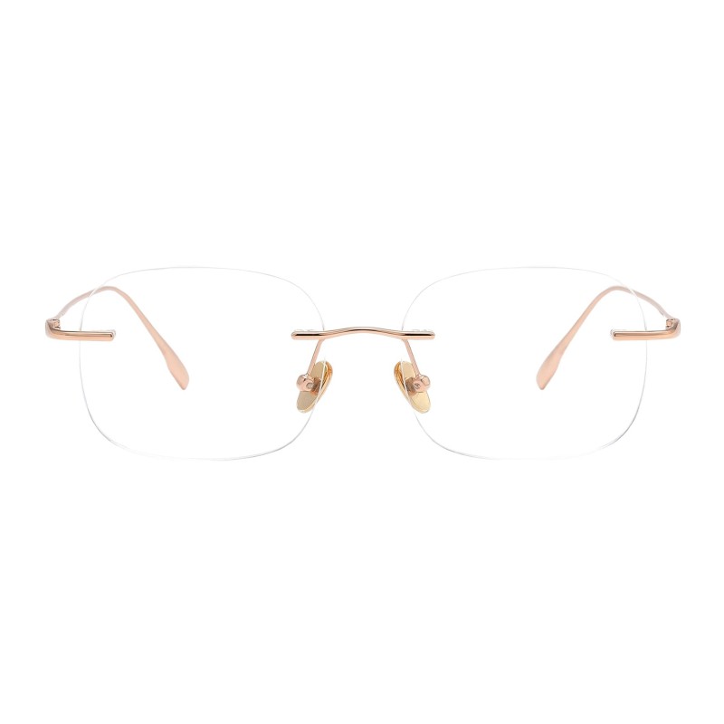 Square Rose Gold Eyeglasses