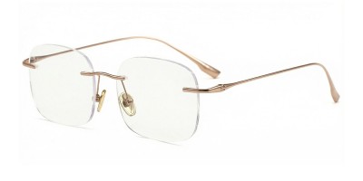 Square Rose Gold Eyeglasses