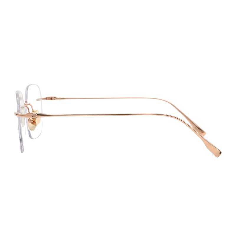 Square Rose Gold Eyeglasses