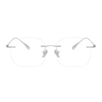 Square Silver Eyeglasses
