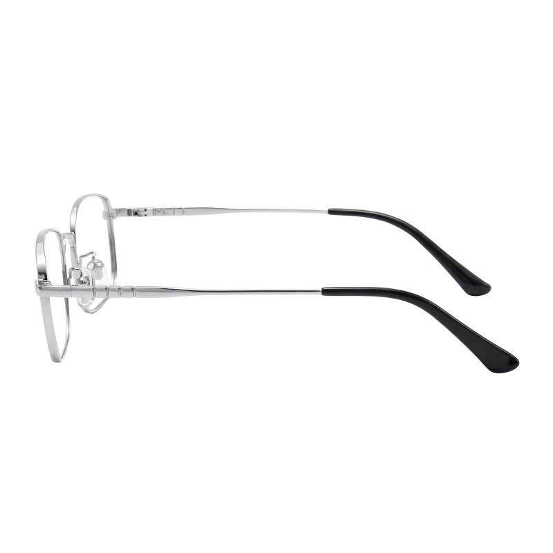 Rectangle Silver Eyeglasses