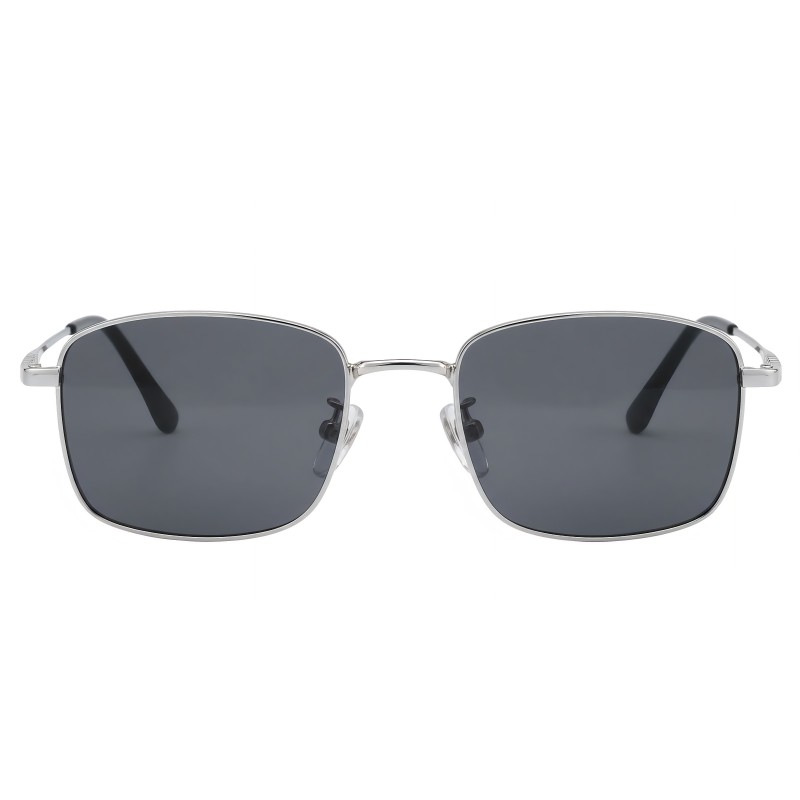 Rectangle Silver Eyeglasses