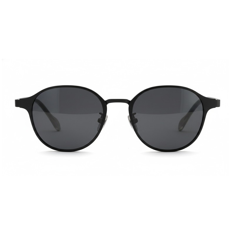 Round Black Blue Eyeglasses