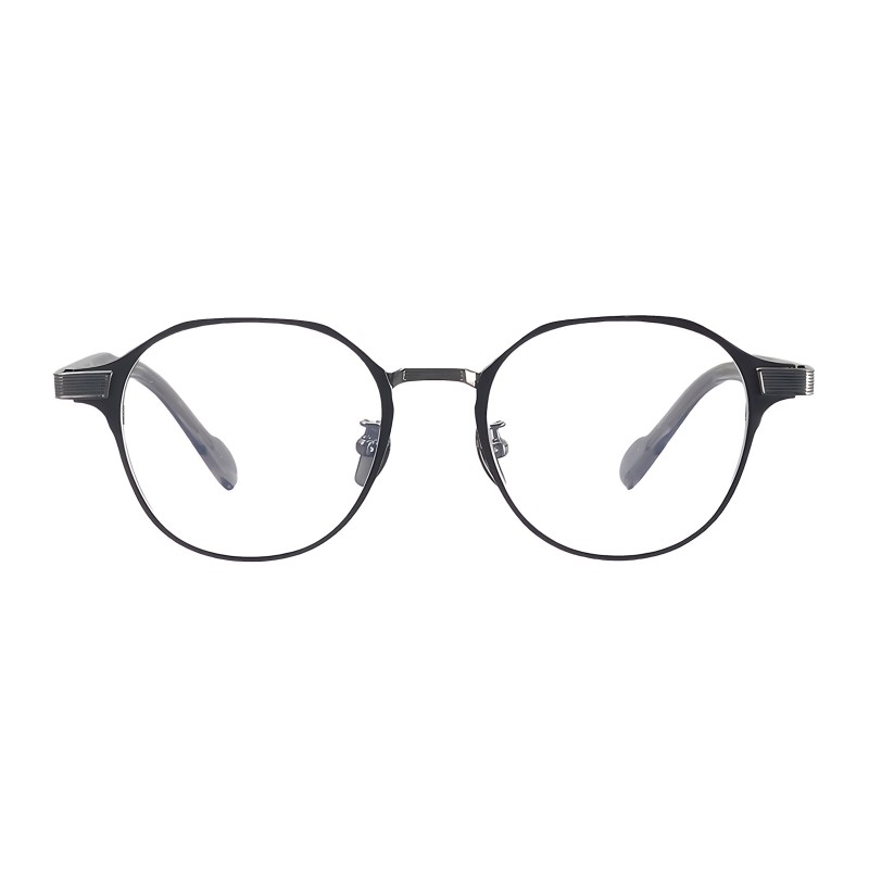 Round Black Tortoise Eyeglasses