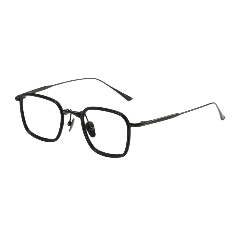 Square Black Eyeglasses
