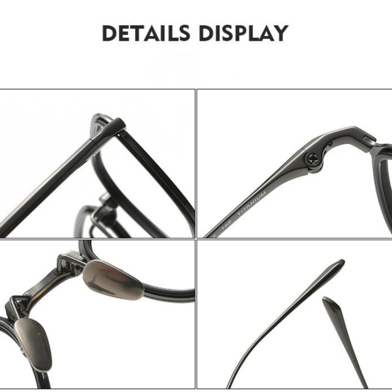 Square Black Eyeglasses