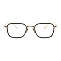 Square Black/Golden Eyeglasses
