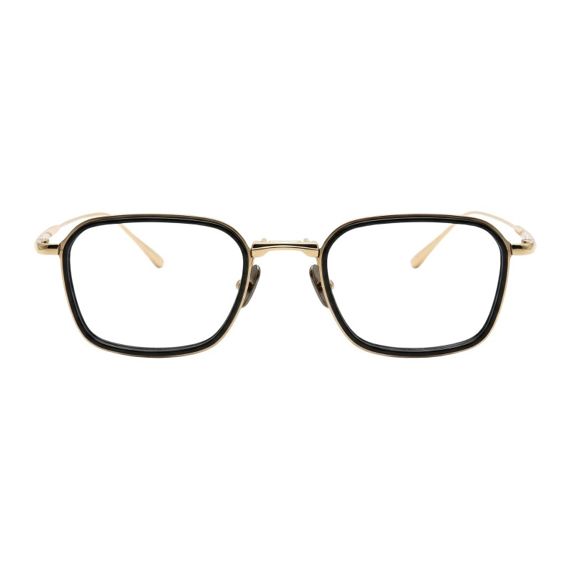 Square Black/Golden Eyeglasses