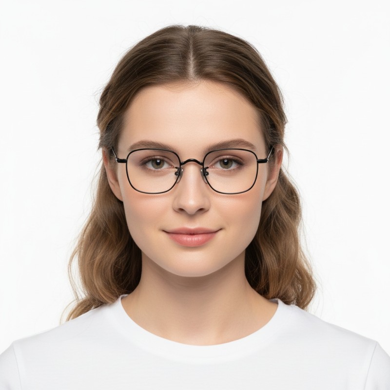 Round Black Eyeglasses