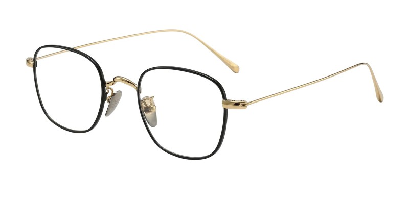 Element Black Golden Square Prescription Glasses additional view