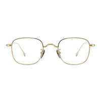 Round Golden Eyeglasses