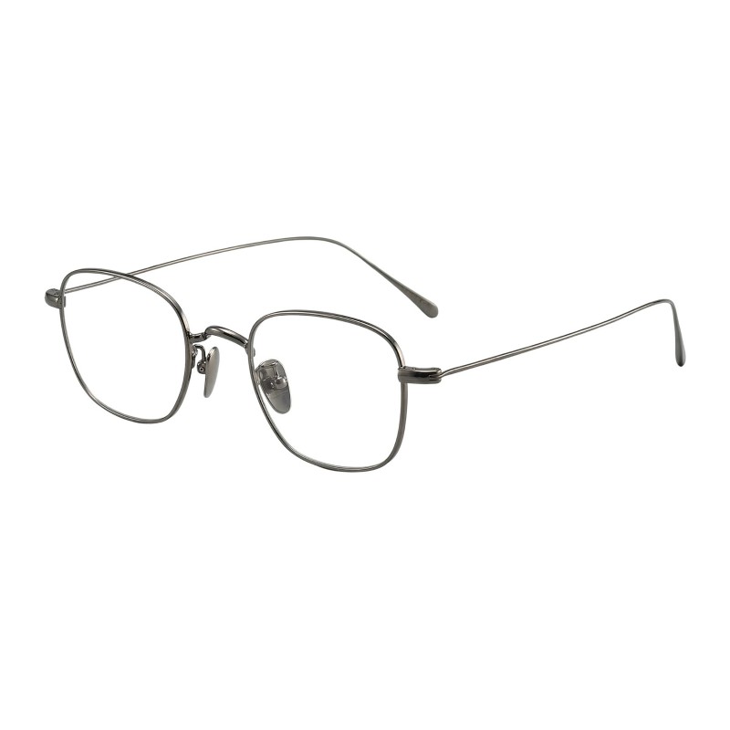 Round Gunmetal Eyeglasses