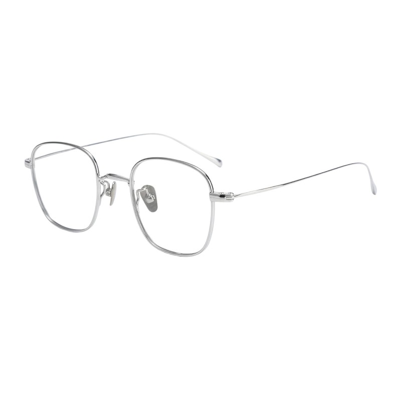 Round Silver Eyeglasses