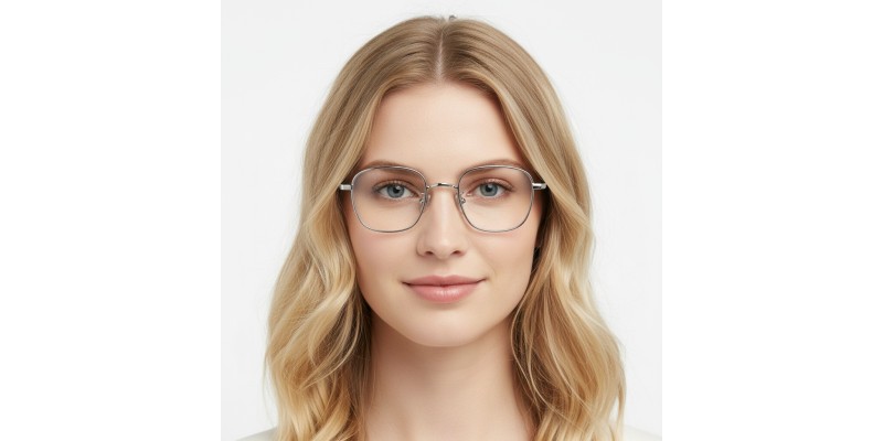 Element Silver Square Prescription Glasses additional view