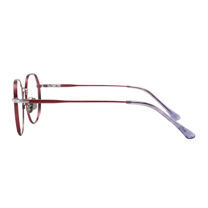 Polygon Burgundy Eyeglasses