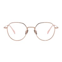 Polygon Rose Gold Eyeglasses