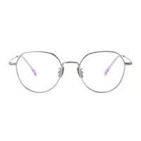 Polygon Silver Eyeglasses