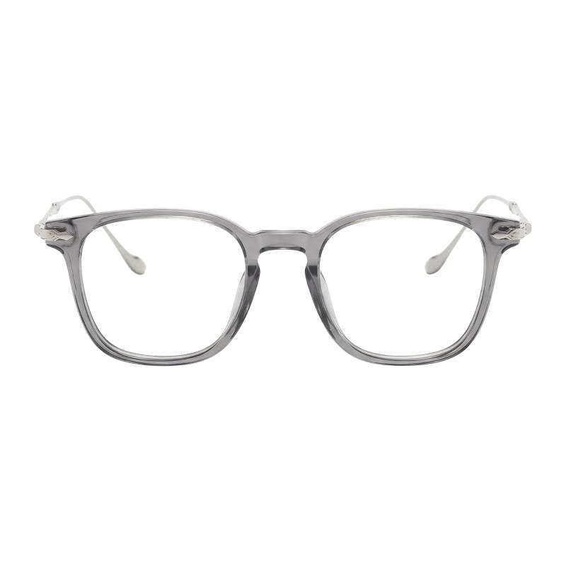 Square Grey Eyeglasses