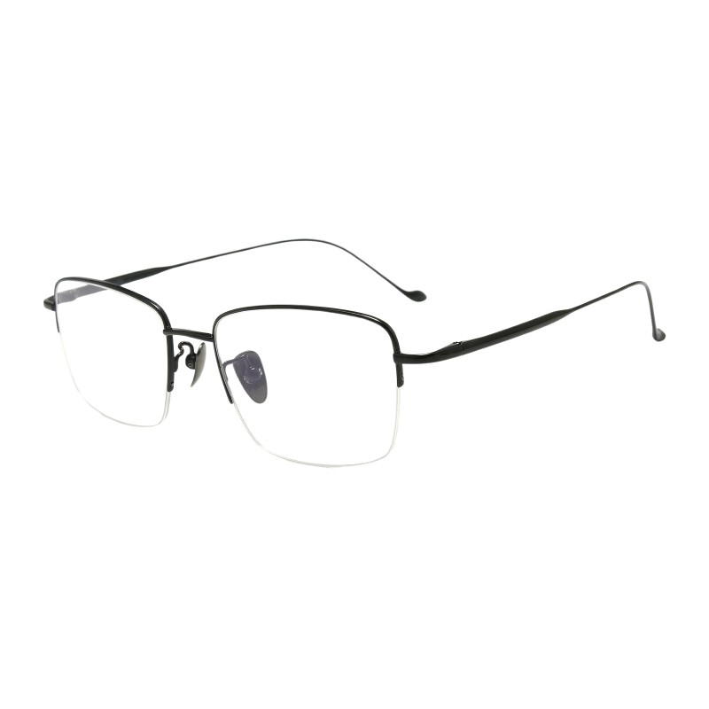 Rectangle Black  Eyeglasses