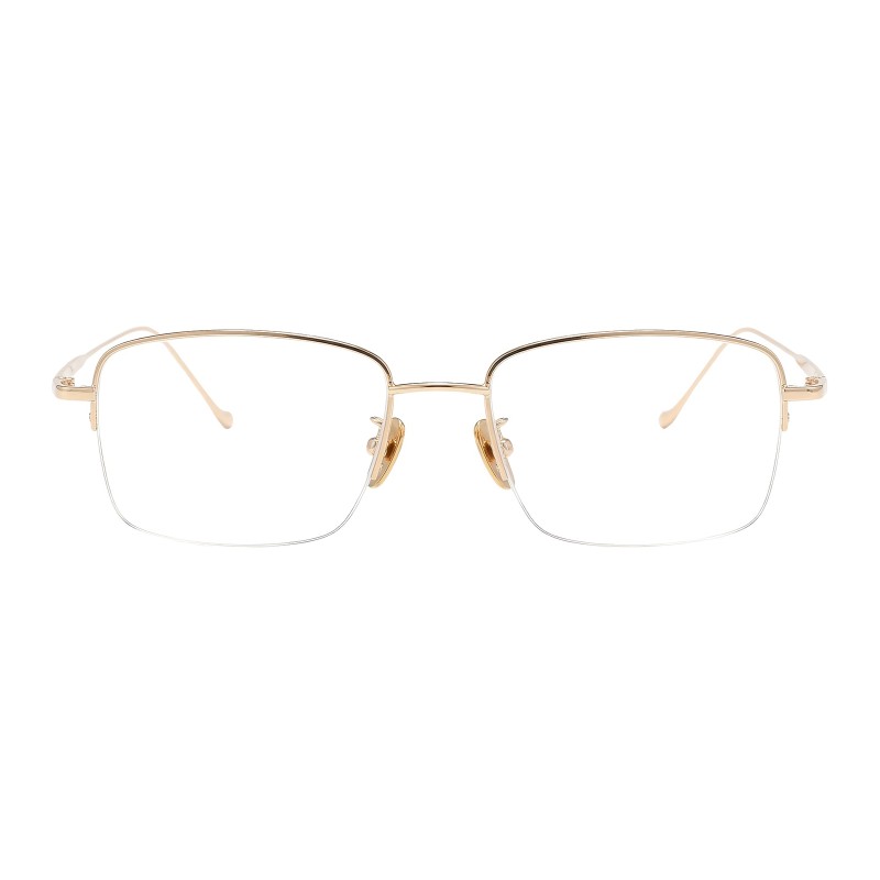 Rectangle Golden  Eyeglasses