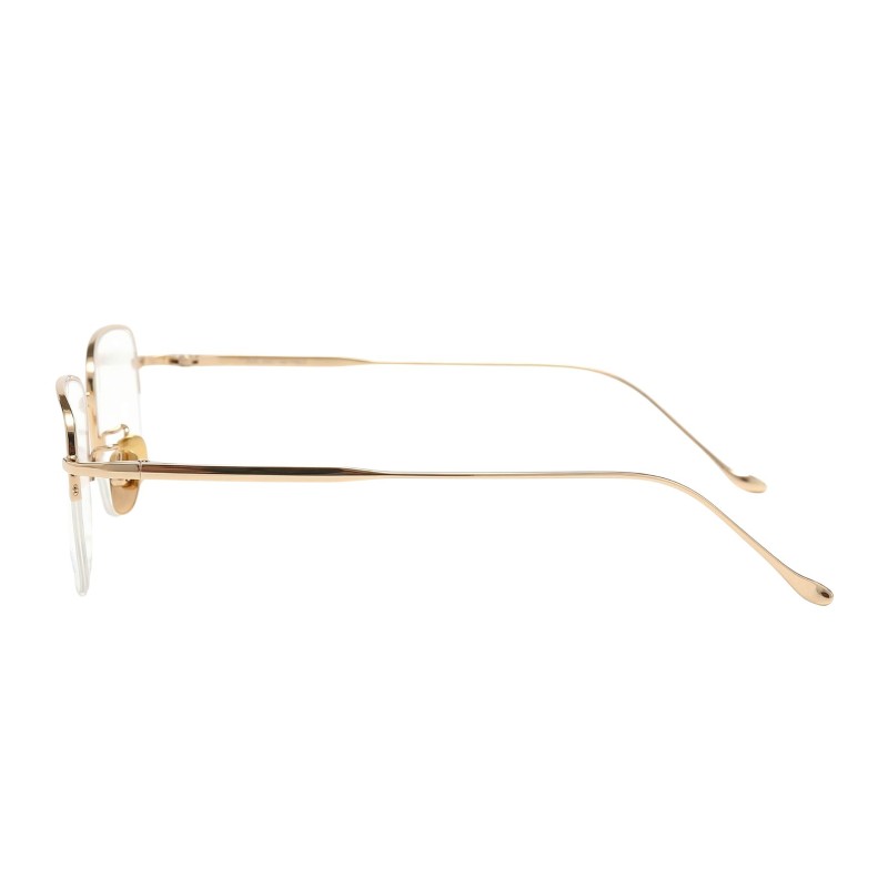 Rectangle Golden  Eyeglasses