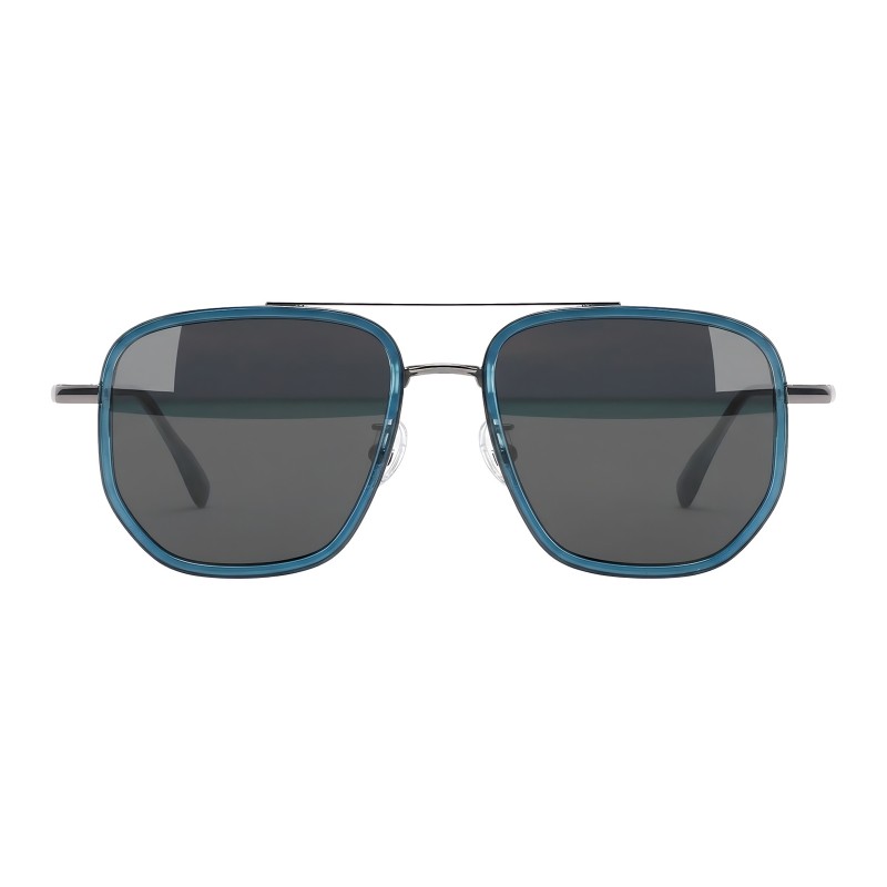 Polygon Blue Eyeglasses