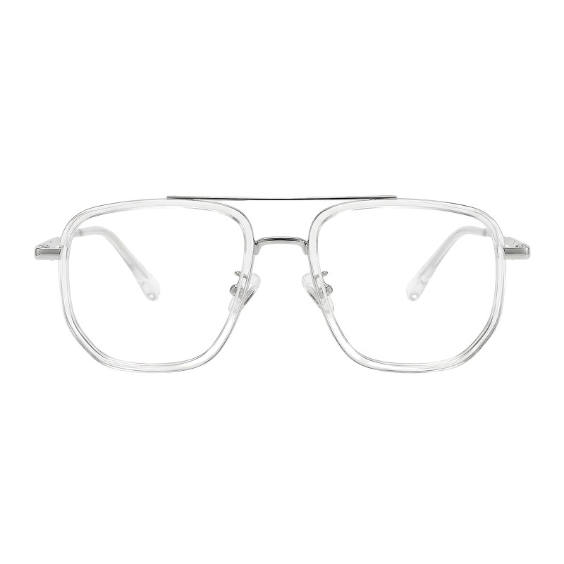 Polygon Clear Eyeglasses