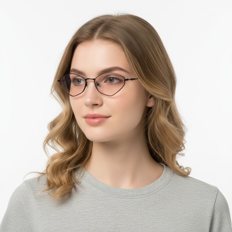 Polygon Black Sunglasses