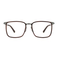 Square Gunmetal Eyeglasses