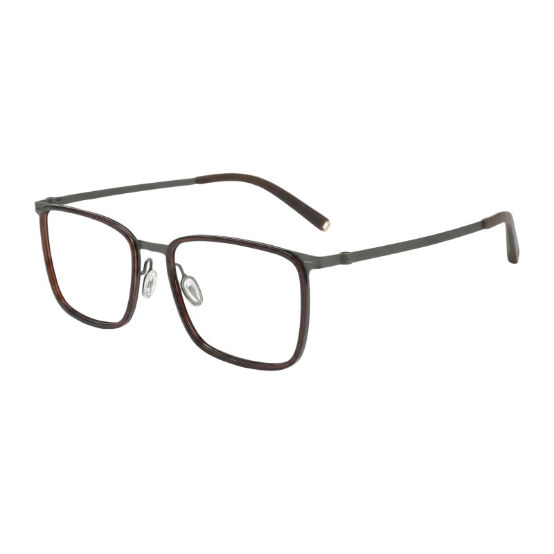 Square Gunmetal Eyeglasses