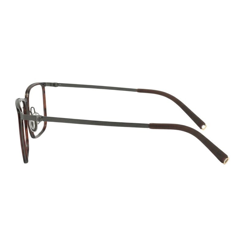 Square Gunmetal Eyeglasses