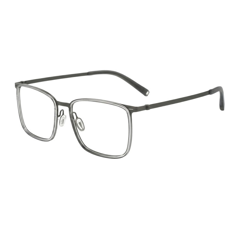Square Gray Eyeglasses