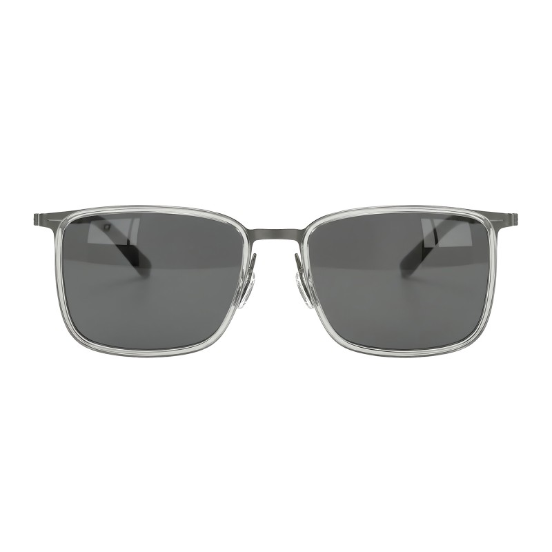 Square Gray Eyeglasses