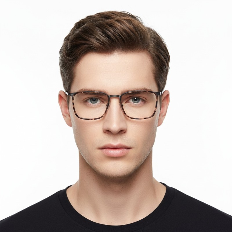 Square Tortoise Eyeglasses
