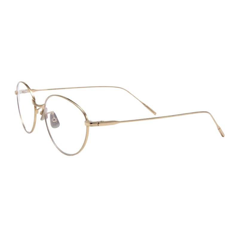 Cat Eye Golden Eyeglasses