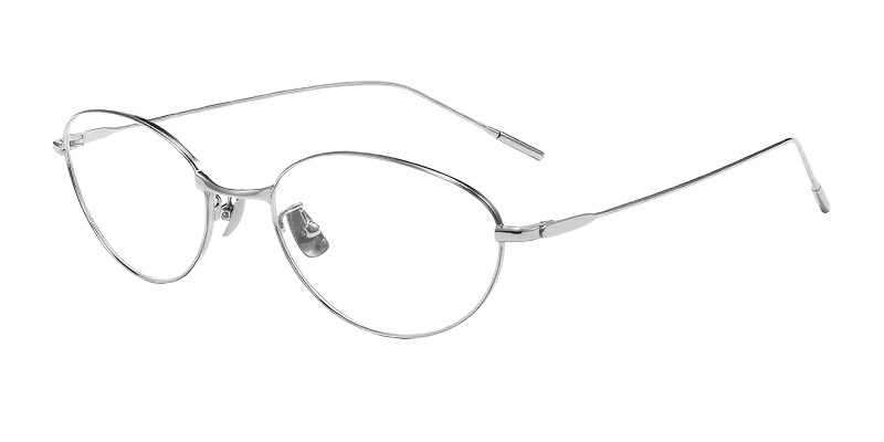 Selene Silver Cat Eye Prescription Glasses additional view