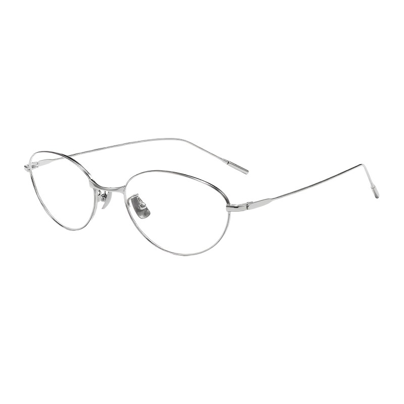 Cat Eye Silver Eyeglasses