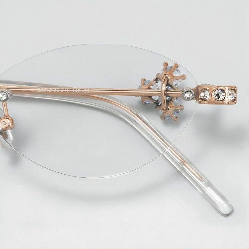 Oval Rose Gold Eyeglasses
