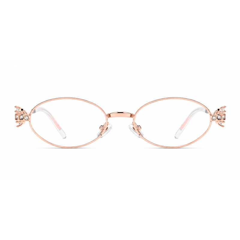 Oval Rose Gold Eyeglasses
