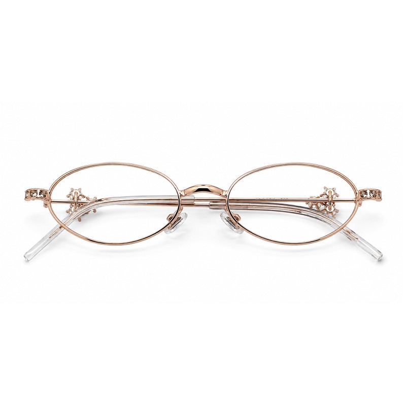 Oval Rose Gold Eyeglasses