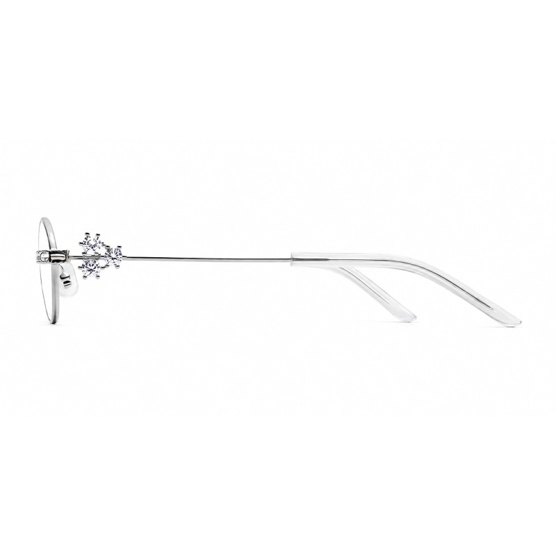 Oval Silver Eyeglasses
