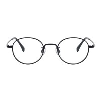 Round Black Eyeglasses