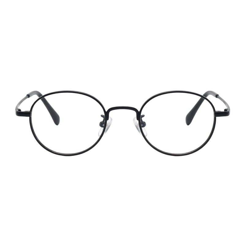 Round Black Eyeglasses
