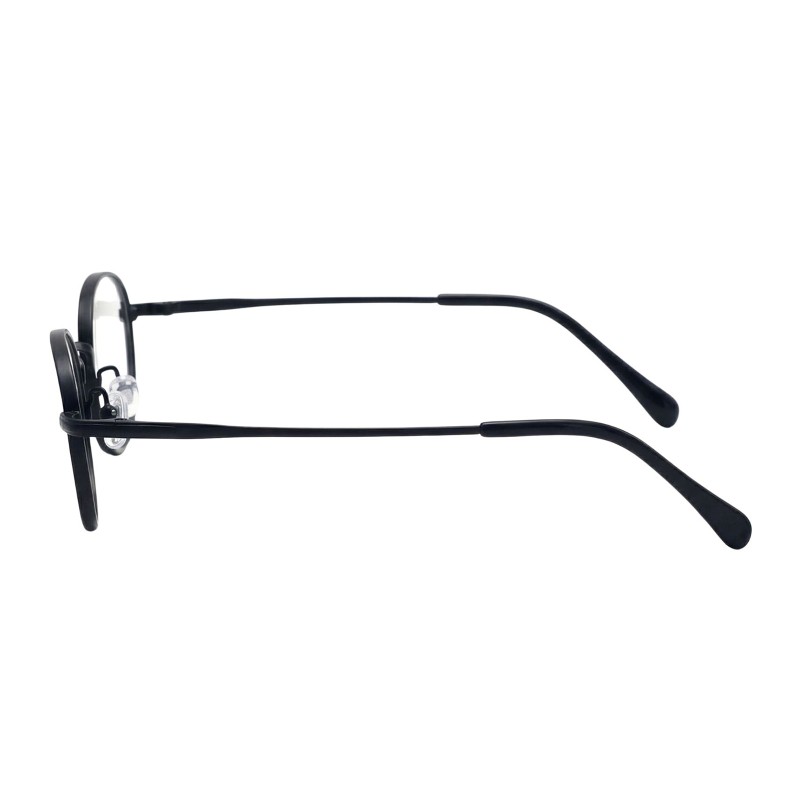 Round Black Eyeglasses