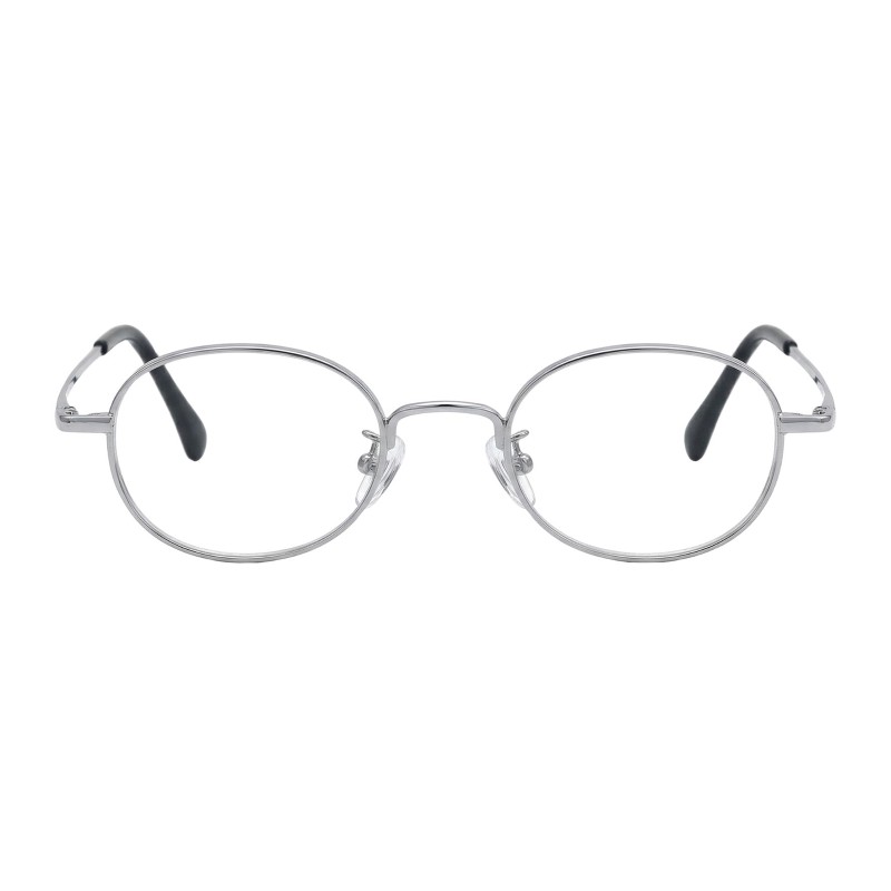 Round Silver Eyeglasses